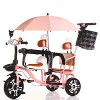 Solid Fetus_ Pink+Push Bar+Double Guardrail+Music+Pink Umbrella