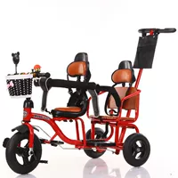 Space Wheel_ch Red+Push Bar+Double Rabin+рама ручной работы