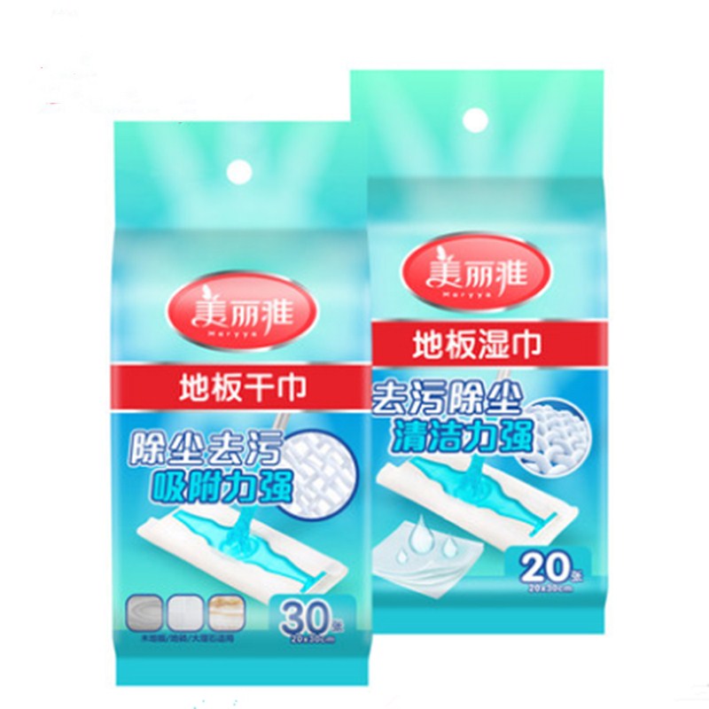 Beautiful electrostatic dust paper mop floor towel wiped wipes with dust cleaning paper