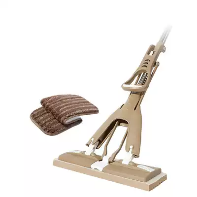 Beautiful and elegant three Square flat plate tow rubber cotton drag suction mop two-in-one multifunctional floor tow home drag