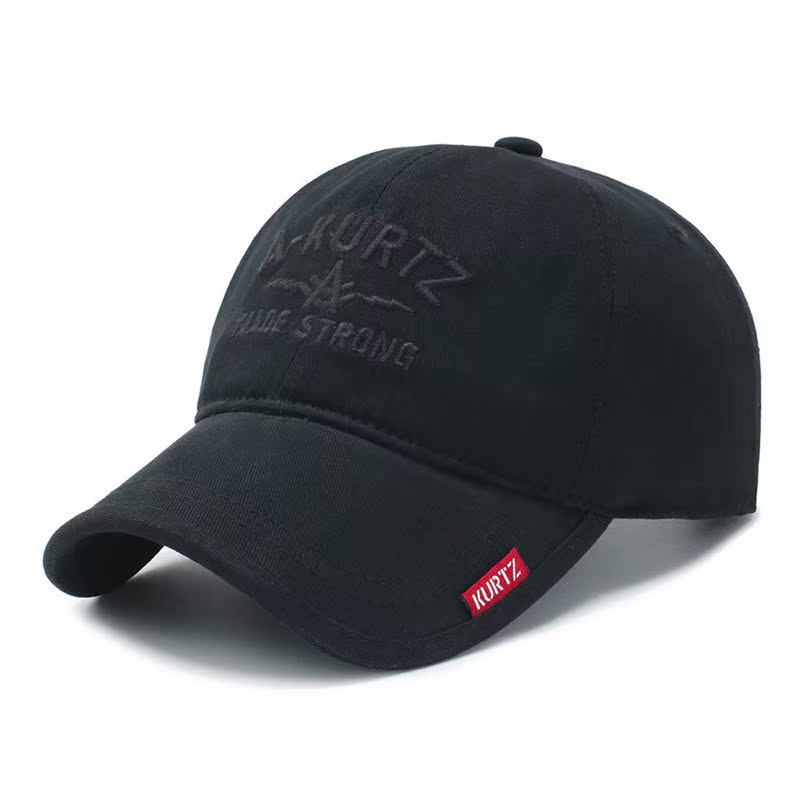 Spring Fall Red Mark Embroidered Letters Male Hat Fishing Cap Outdoor Casual Baseball Cap Cotton Duck Tongue Cap Tide