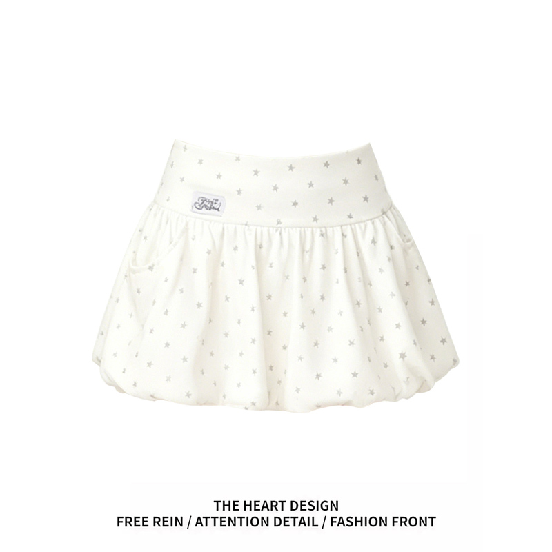 Ballet-Style Star-Studded Floral Skirt for Women, Summer 2026 New High-Waisted A-Line Skirt, Slimming Lantern Skirt, Half Skirt Ballet-Style Star-Studded Floral Skirt for Women, Summer 2026 New High-Waisted A-Line Skirt, Slimming Lantern Skirt, Half Skirt