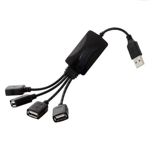 Bạch tuộc máy tính hub USB HUB 1 trì hoãn bốn bốn Trailer 4 giãn nở xốp giao diện usb bên ngoài - USB Aaccessories quạt mini 12v