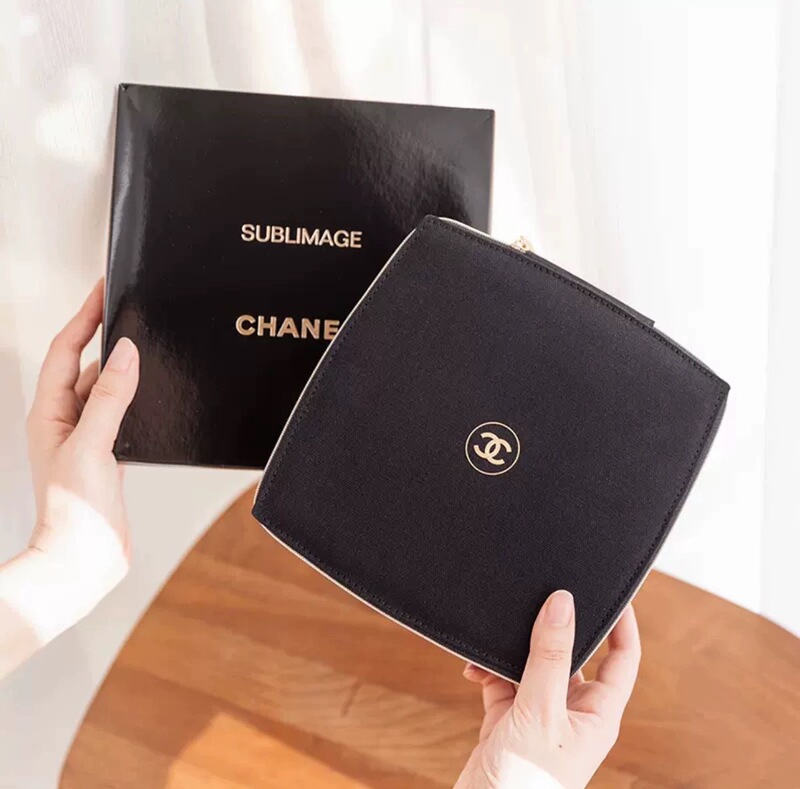 Beauty Counter Membership Gift|Chanel Black Square Zipper Makeup Bag, Aroma Stone, Candle Beauty Counter Membership Gift|Chanel Black Square Zipper Makeup Bag, Aroma Stone, Candle