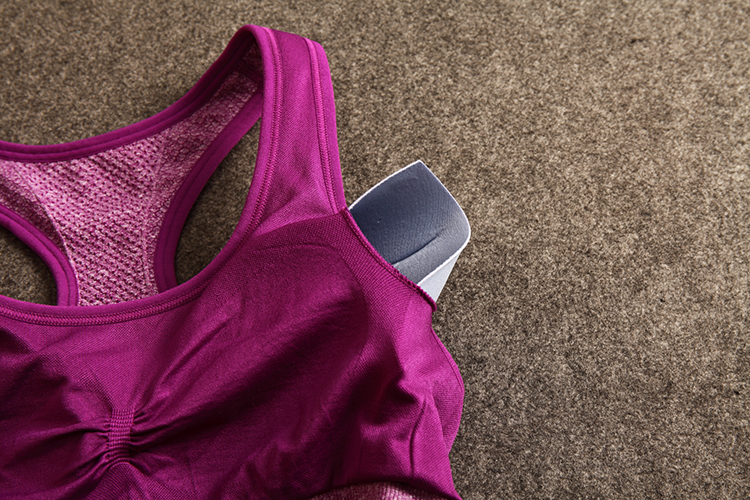 Áo ngực thể thao lớn không vành không có dấu vết yoga sốc áo ngực tập thể dục chạy bộ đồ lót thể thao BRA nữ vest quần lót nữ triumph
