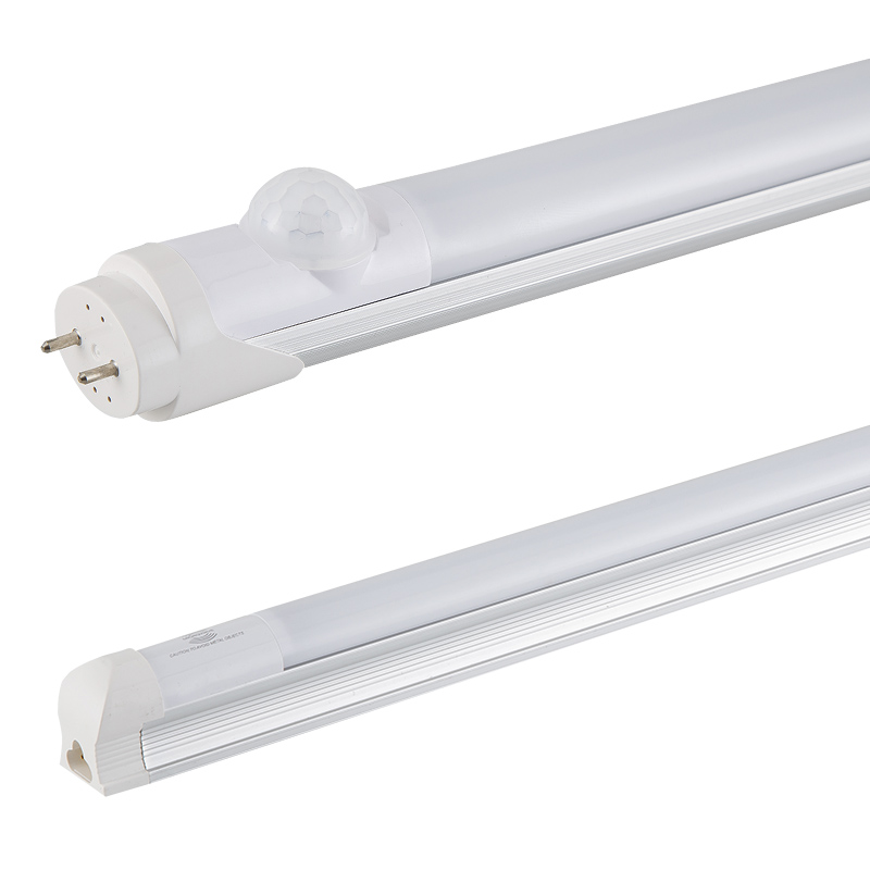 Microwave radar induction lamp t8led1 2m 18W human body induction infrared corridor parking lot garage lamp