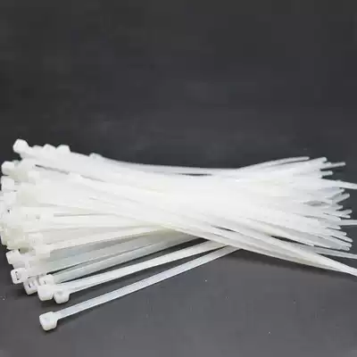 Large powerful super large widened super long fried belt plastic strangled dog self-locking nylon cable tie 8*500 White 100
