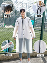 Travel single one-piece fashion raincoat raincoat outdoor eva adult raincoat factory long transparent raincoat