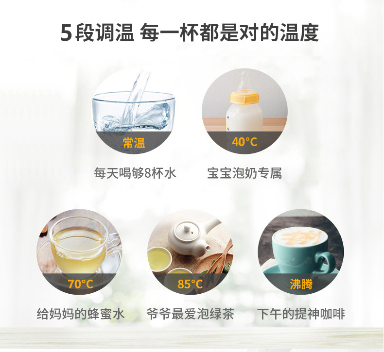Wan Hao thông minh 3 giây tốc độ máy nước nóng gia đình bột bọt để bàn máy tính để bàn nóng nhỏ thẳng uống nước máy rung - Nước quả máy lọc nước alkaline
