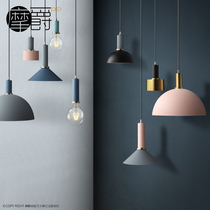 Mojue Nordic personality fashion simple modern creative cafe Bedroom Bar Restaurant study macaron chandelier