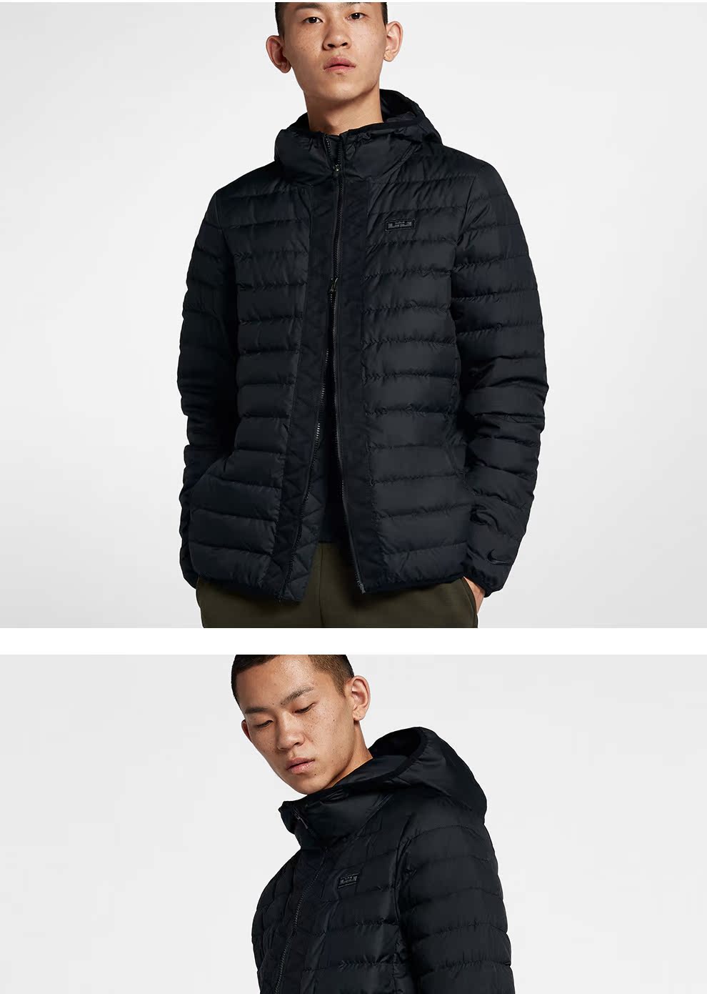 Nike nam 2018 mùa đông mới ngoài trời giản dị ấm áp áo khoác ngắn xuống áo khoác 927217-010 - Thể thao xuống áo khoác Cao