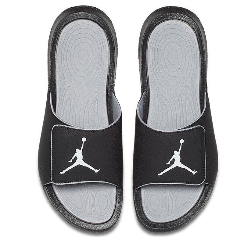 Giày nam NIKE Nike 2019 hè mới JORDAN Velcro giày đế bệt đi biển kéo 881473-011 - Dép thể thao dép nữ