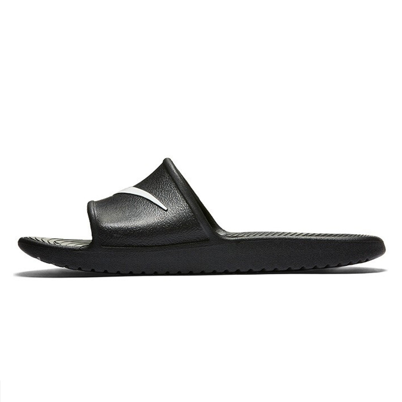 Giày Nike nam 2019 mùa hè mới LOGO lớn kéo đi biển thể thao và dép đi trong nhà và dép 832528-001 - Dép thể thao dép kẹp nam