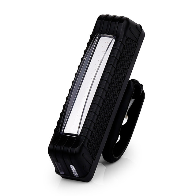 Bicycle Light Laser Tail Light USB Rechargeable Led Warning Light Fixed Gear Mountain Bike Rear Tail Light Cycling Equipment Accessories