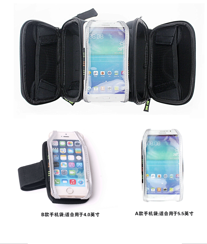 Sacoche pour vélo mixte KINGSIR - Ref 2216882 Image 13