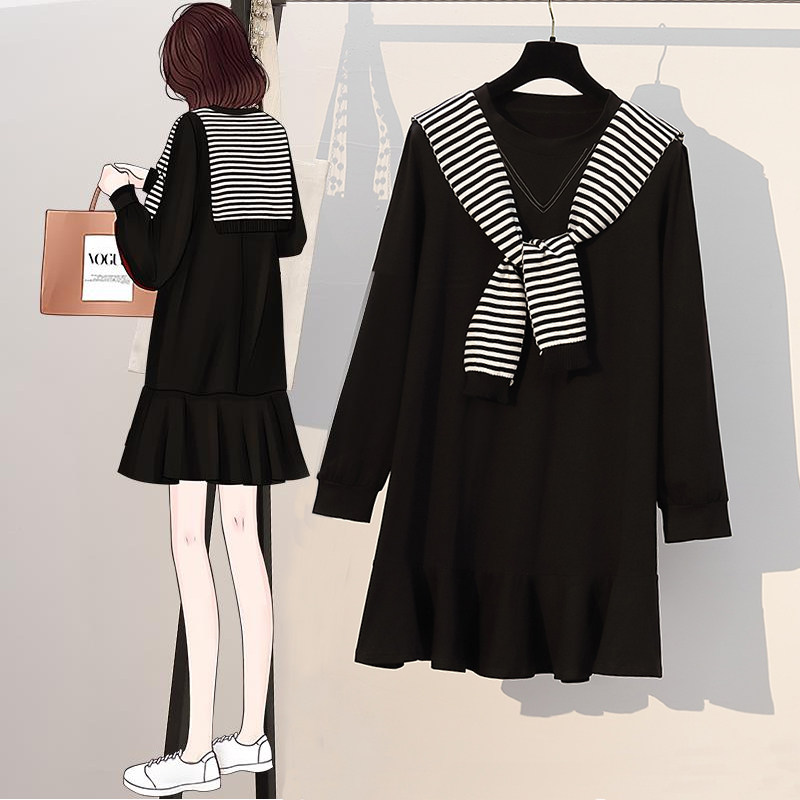 Pregnant women's clothing autumn and winter clothing 2022 new women's spring and autumn clothing fashion to be thin and not in the middle of a long version of blouses