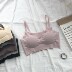 Mùa hè mỏng thoải mái đồ lót hoàn toàn thoải mái thể thao womens thép miễn mỏng áo ngực sling cô gái áo ngực bọc trong bôi nhọ ngực. 