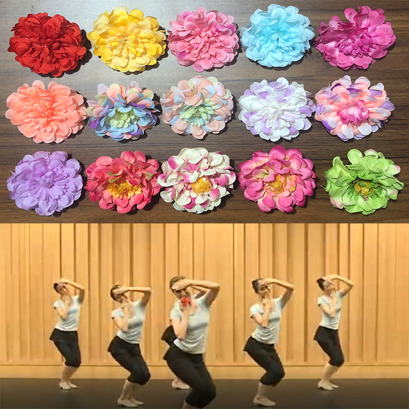 Sixstage singing flower children's floral folk dance table performance test class props Xinjiang dance fingers flowers and wrist flowers-Taobao