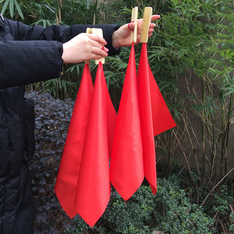 Express board adult professional express board children's mouth only teaching quick board red silk bamboo board dance festival board square towel stage performance