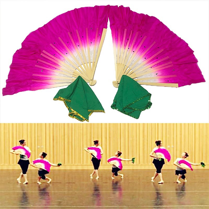 Seventh-degree playful orchid silk dance fan handkerchief Chinese dance consultancy ten-level Anhui hui drum lamp