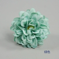 Зеленое кольцо, в цветочек, диаметр 6мм