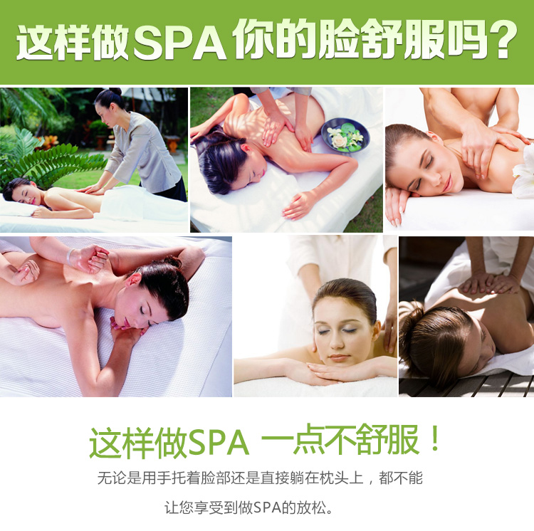 Làm đẹp silicone 趴 gối silicon mặt pad thẩm mỹ viện massage giường 趴 gối mặt hình chữ U gối silicon gối tròn gối tựa lưng