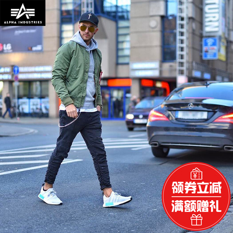 [Clearance] American Alpha Industrial Ma1 Thin Jacket Pilot Spring and Autumn Coat L-2B Reconnaissance Aircraft