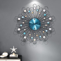 Mute simple Nordic home art light luxury clock wall clock clock living room creative fashion personality watch wall clock