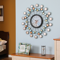  Nordic modern minimalist clock wall clock living room creative fashion household wall clock Quartz clock personality art clock large