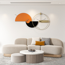 Metal Creative Art Living Room Bedroom Wall Wall Decoration Hanging Bell Modern Light Lavish Fashion Minima Restaurant Personality Timepiece