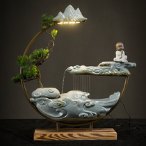 Creative lucky flow ornaments Modern Chinese style living room decoration supplies Yoga studio office desktop decorations