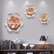 Creative home warm wall decorations Soft decoration hanging aisle TV dining table flower background wall decoration