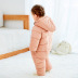 Em bé mùa đông xuống quần áo cotton jumpsuit nam và nữ dày lên romper mùa thu và mùa đông ra khỏi quần áo máu trẻ sơ sinh jumpsuit trẻ em xuân hè Áo liền quần
