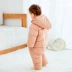 Em bé mùa đông xuống quần áo cotton jumpsuit nam và nữ dày lên romper mùa thu và mùa đông ra khỏi quần áo máu trẻ sơ sinh Áo liền quần