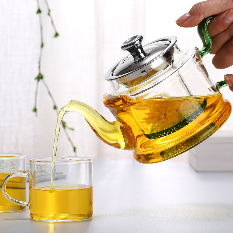 Thickened glass cup small cup transparent household office pure hand-made kung fu glass cup