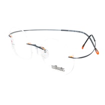 New Silhouette SIL 4535 Frameless Ultra Light Titanium Myopia Optical Glass Frame