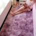 Bắc Âu gió tie-nhuộm đầu giường thảm phòng khách phòng ngủ cô gái cloakroom tròn variegated gradient mat mat - Thảm thảm trang trí phòng khách Thảm