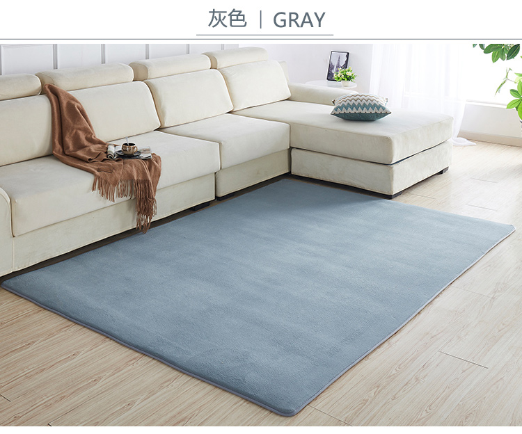 nhà phòng khách bàn cà phê cửa hàng phòng ngủ thảm Fluff cho phòng tatami thảm giường rắn màu hồng có thể được tùy chỉnh - Thảm thảm lông trải sàn phòng ngủ