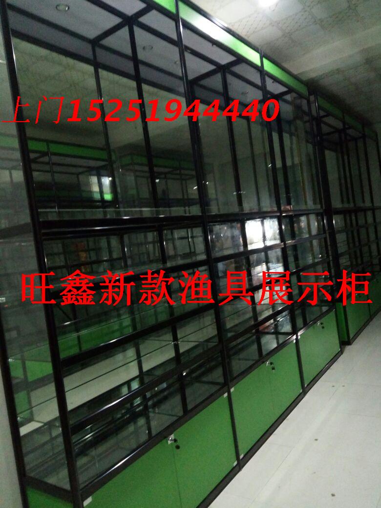 Thiết bị câu cá mới hiển thị tủ câu cá kệ cá câu cá hiển thị khung câu cá hộp mồi