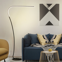 Floor lamp Living room minimalist modern Nordic net red led bed head lamp creative personality Bedroom ins fishing light