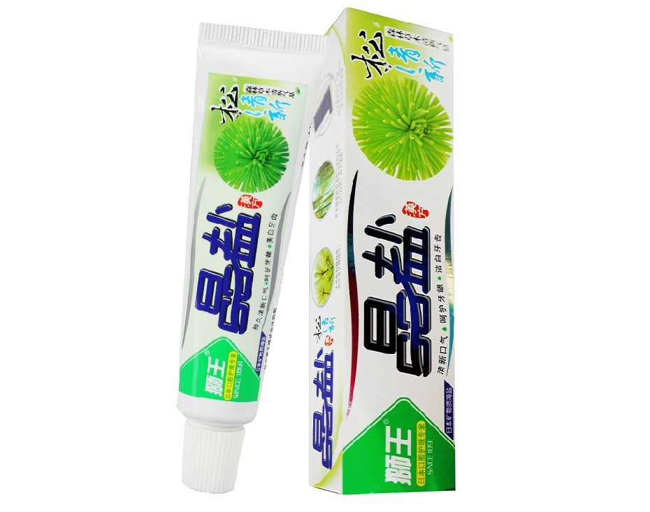 狮王晶盐松清新牙膏120g 防蛀 护龈减少牙龈出血 多省包邮