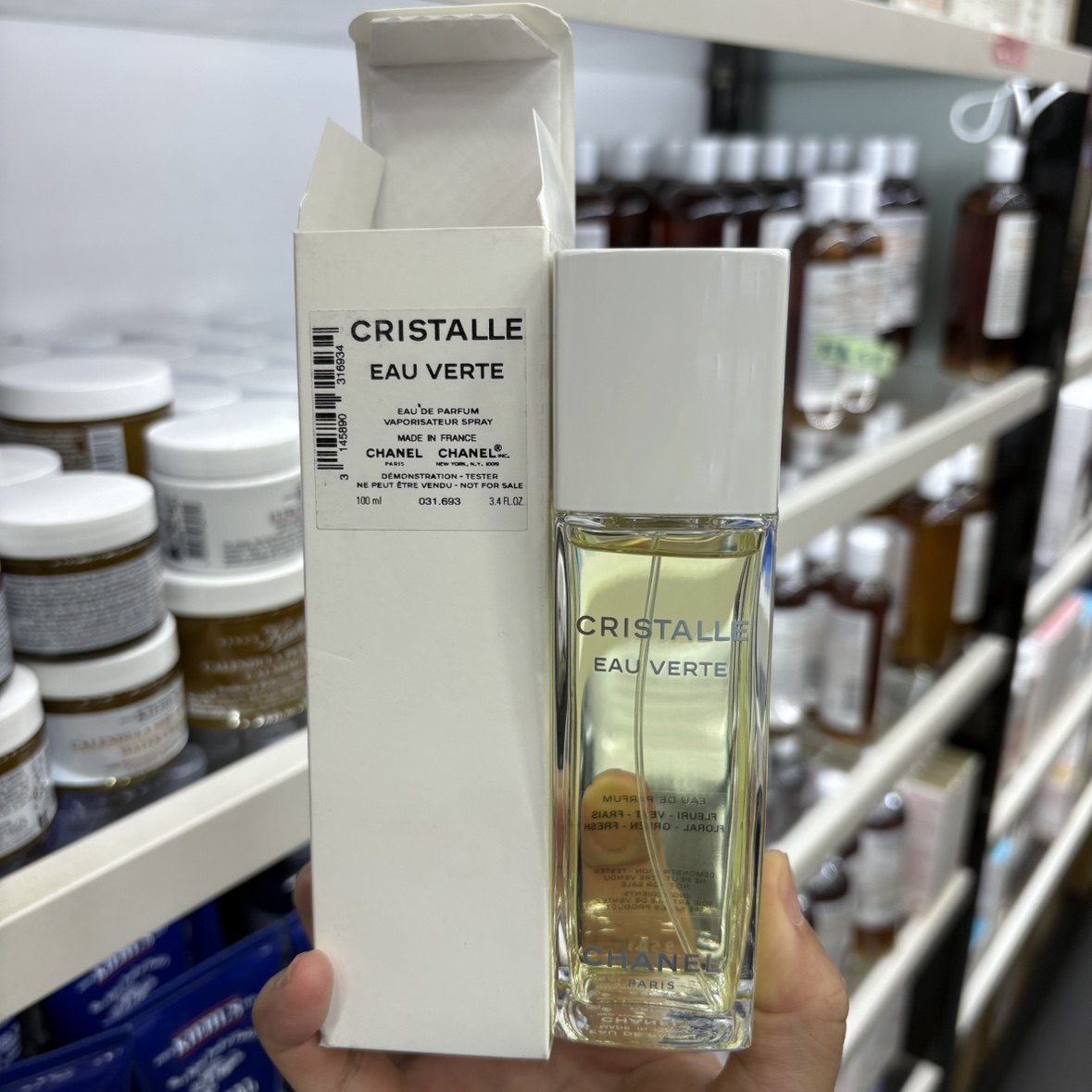 Chanel香奈儿CRISTALLE水晶恋绿意女士浓香水100ml：绝版硬货，实测耐用