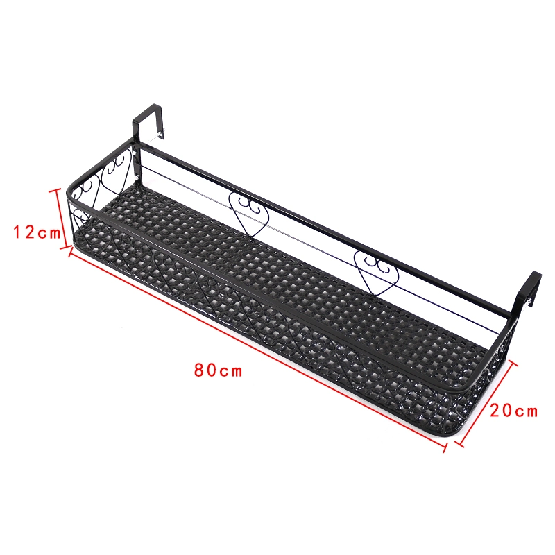 Giá bậu cửa sổ Giá hoa ban công Cạnh cửa sổ treo giá treo chậu hoa Giá hoa mọng nước Lan can sắt rèn móc treo chậu hoa móc sắt treo chậu hoa 