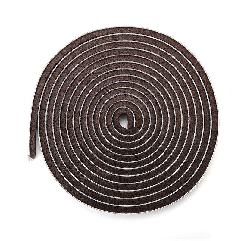 Door slit window sealing strip sliding door border leakage wind strip Self-adhesive warm-proof anti-dust and soundproof wool strip-Taobao