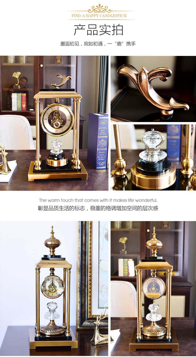 Вилла, креативные часы для гостиной, декор, европейский стиль, в американском стиле 