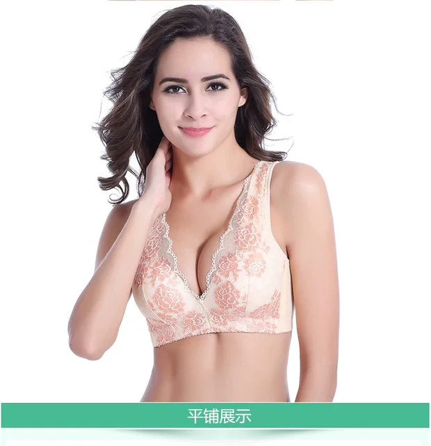 Ngực vừa và nhỏ tập hợp áo ngực có thể điều chỉnh áo lót sexy kiểu áo lót dày nữ người mẫu cúp ngực dày không vòng thép - Push Up Bras