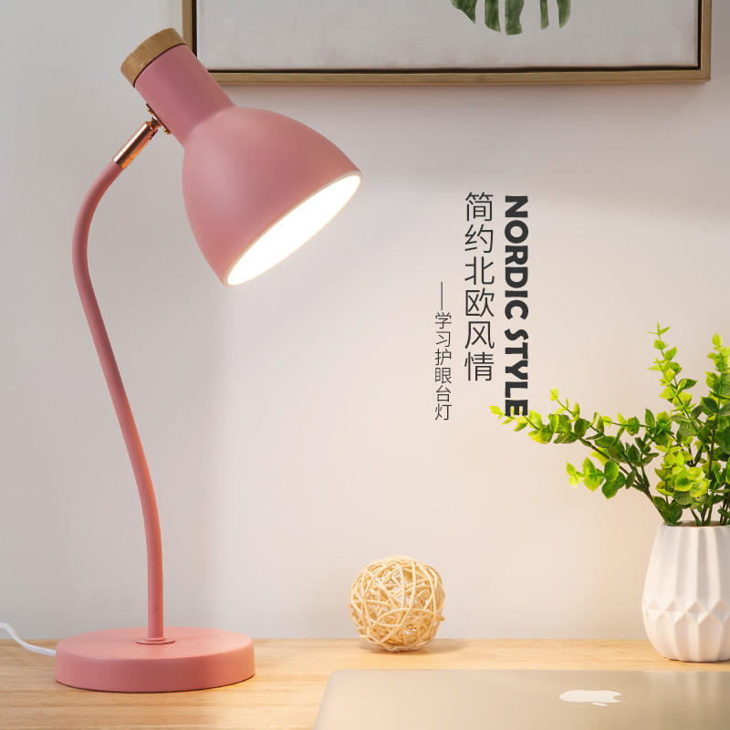 Wedding Table Light Bedroom Bunk Bed Head Cabinet Girl Eye Care Desk Lights University Students Study Dorm Hotel Apartment Creativity