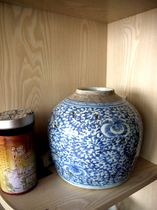 The end of the Qing Dynasty large jar a