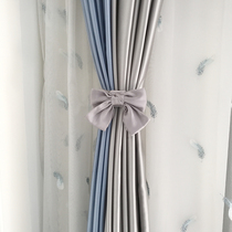  Simple modern gauze curtain bow curtain buckle installation-free ins flower strap creative curtain decoration accessories