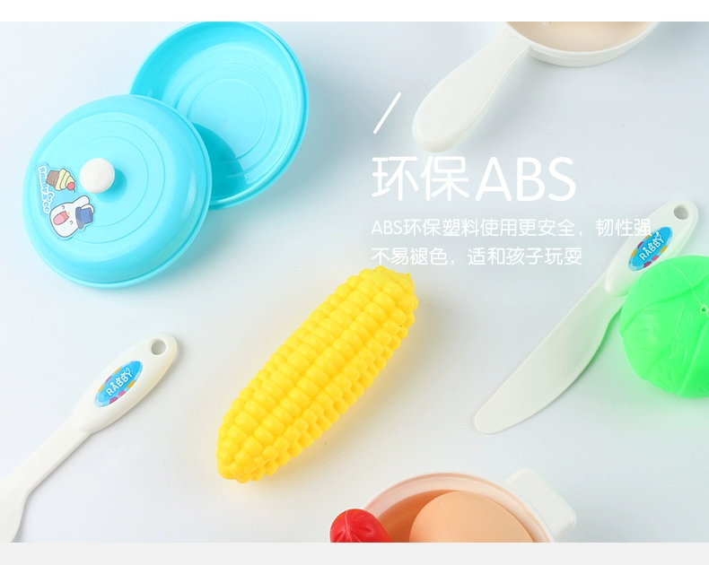 Youbebi trẻ em chơi nhà bếp đồ chơi cô gái nấu cơm nấu ăn mini bộ đồ ăn mô phỏng nhà bếp cô gái